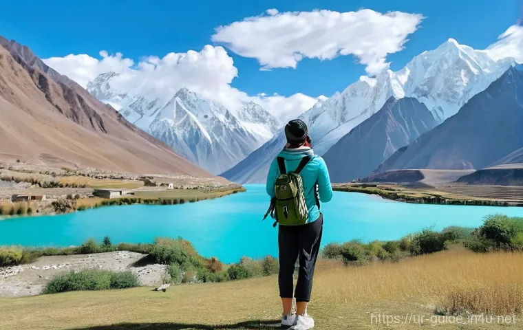 관광통역안내사로서 브랜드 가치 구축 - **Prompt:** A charismatic Pakistani male tour guide, in his late 30s, wearing traditional yet modern...