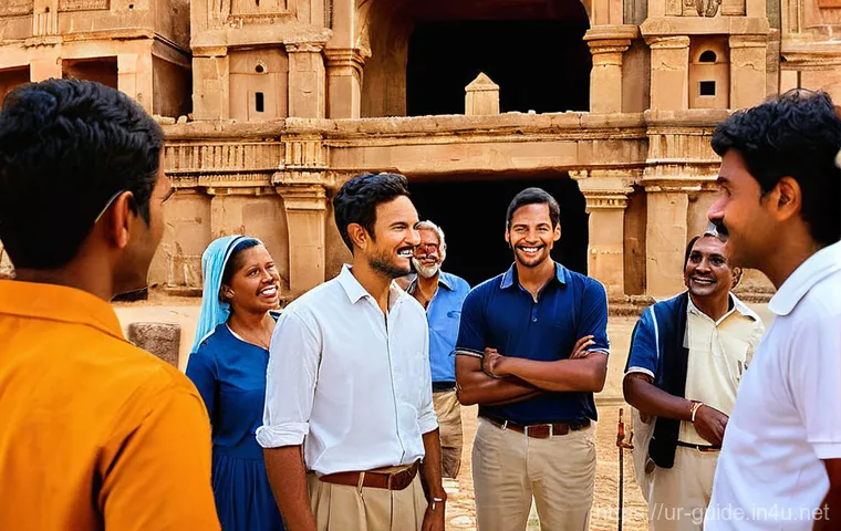 관광통역안내사 합격 수기 - **Prompt 1: The Enthusiastic Cultural Ambassador**
    "A diverse group of tourists, consisting of m...