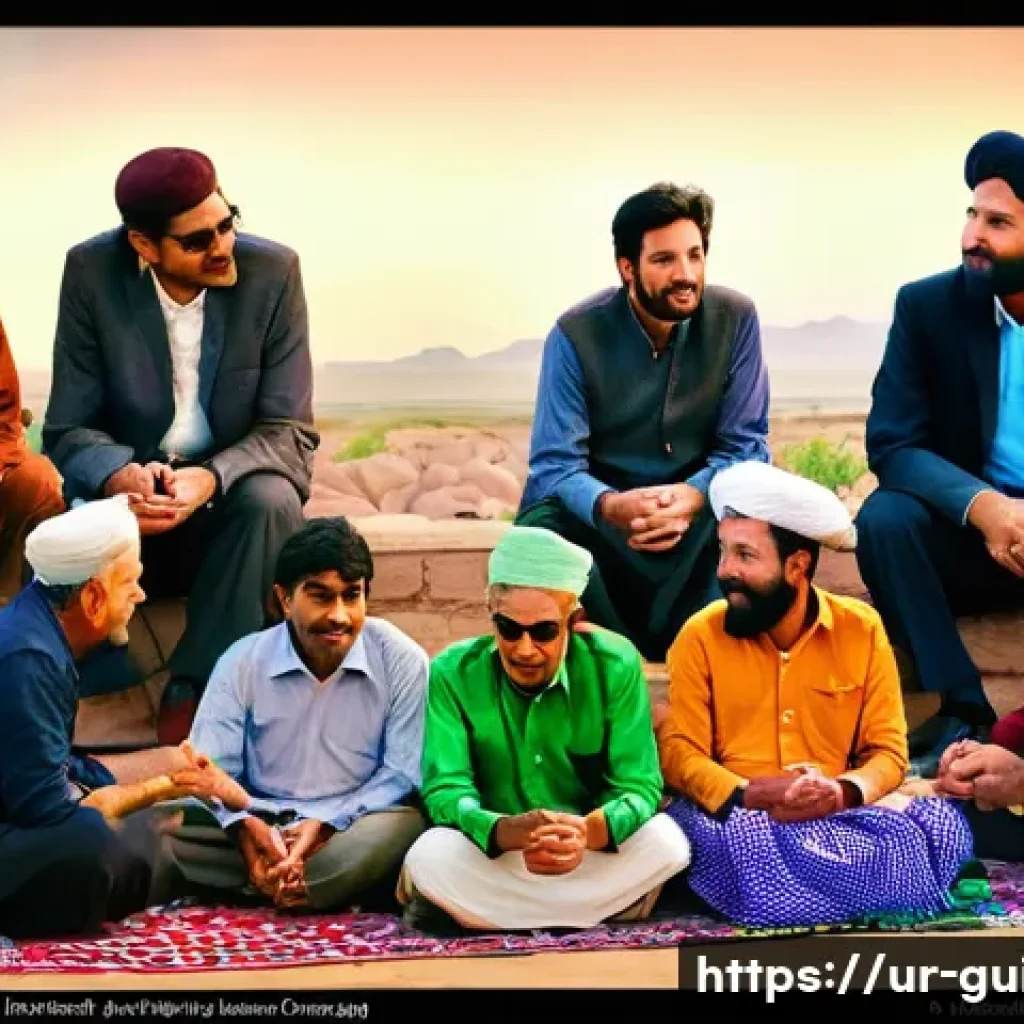 관광통역안내사 커뮤니티와 정보 공유 플랫폼 - Prompt 1: A Vibrant Community of Pakistani Tourist Guides Sharing Wisdom**