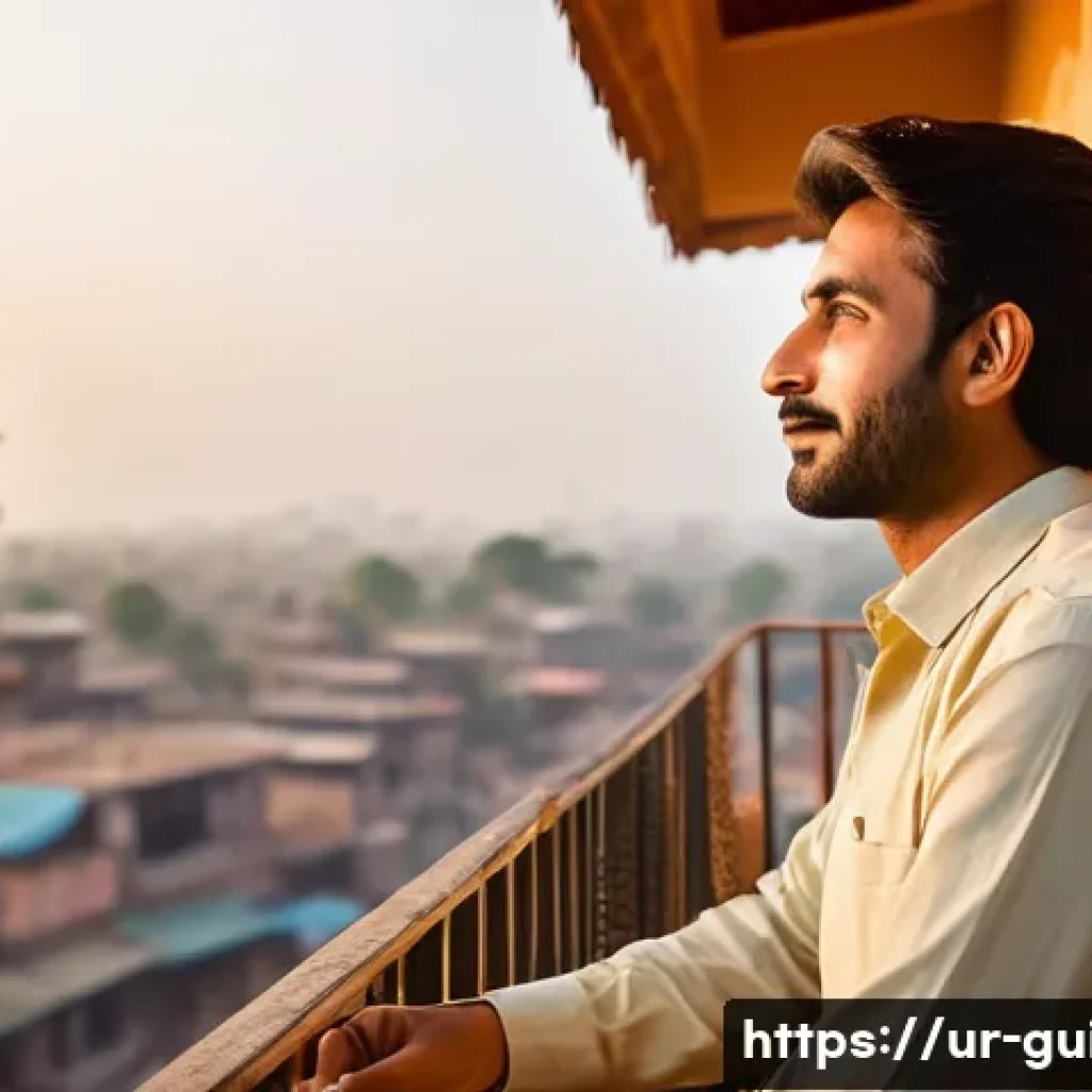 관광통역안내사 직무 스트레스 관리법 - **Prompt 1: Morning Serenity for a Guide**
    "A male Pakistani tourist guide, mid-30s, with a warm...