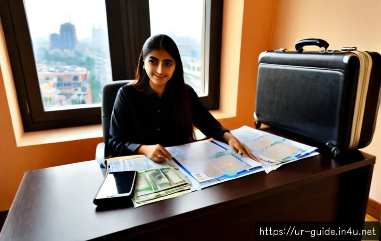 Home 15 관광통역안내사 자격증 취득의 ROI 분석 - Photorealistic career ROI scene for a Pakistani Urdu-speaking tourism interpreter guide, confident y...